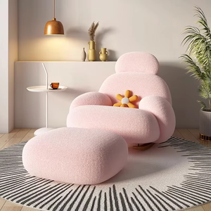 Sillón de Lujo <span class=keywords><strong>para</strong></span> Sala de Estar, Sillón Reclinable Individual, Sillón Mecedora Moderno, Sillón de Descanso con Brazos, Sillón Baymax <span class=keywords><strong>para</strong></span> Sala de Estar - Product Image 5