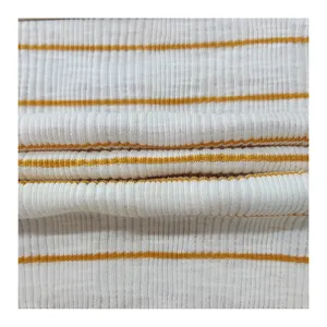 Agulha de gota listrada para pano de bebê, tecido 100% algodão com tira Y/D de malha, ideal para venda