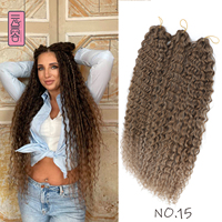 Cheveux synthétiques pour tresses, vague d'eau, vague profonde, torsadé, crochet, 30 pouces, extension de cheveux synthétique vague d'eau pour femmes