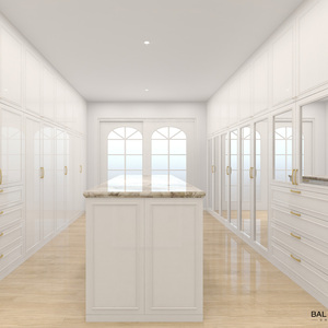 Armoire moderne en bois, placards de chambre à coucher, meubles de chambre à coucher, armoire avec miroir, placard à vêtements - Product Image 4