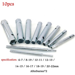 6/7/10PC 8-19mm 6-22mm Metric Tubular Box <strong>Wrench</strong> <strong>Set</strong> <strong>Tube</strong> Bar Spark-Plug Spanner for Automotive Plumb Repair Steel Double Ended - Product Image 2