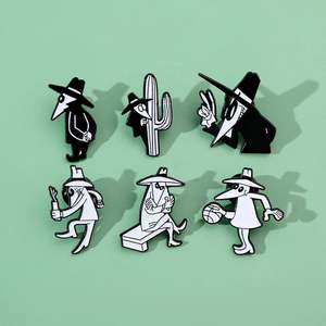 1 pièce MOQ, épingles en métal personnalisées pour Noël, nouvelle arrivée, lapin, Halloween, badge de revers en émail pour la décoration de chapeaux et de vêtements - Product Image 2