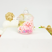 Porte-clés créatif et tendance en acrylique multi-formes avec paillettes liquides, breloque Sakura à pétales de fleurs roses flottants, style dessin animé mignon