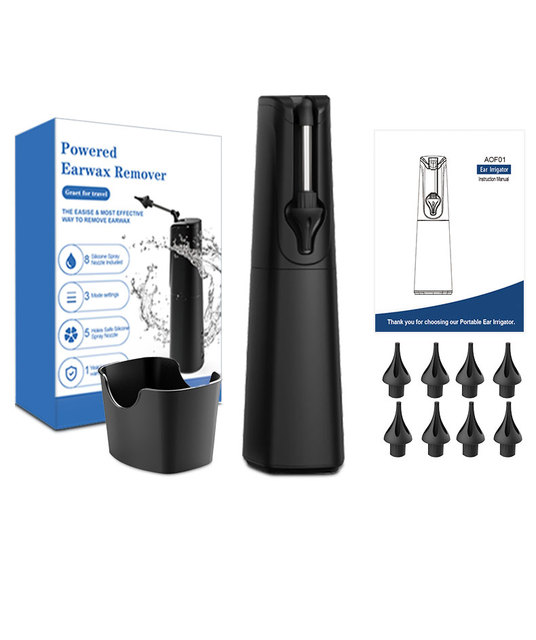 Ear Cleaner, Ear Wax Remover 3 Working Modes 8 Heads Ear Cleaner With Storage Box Ear Cleaner, Suitable for Children
