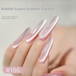 Nuevo Esmalte de Uñas Ojo de Gato Burbuja Verano 2026, <span class=keywords><strong>Amarillo</strong></span> Suave, Verde Claro, Líquido, de Larga Duración, Gel UV - Product Image 4