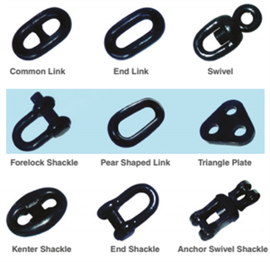 Ensemble de groupe de manille pivotante de chaîne d'ancre de lien de goujon d'extrémité marine pour le bateau - Product Image 6