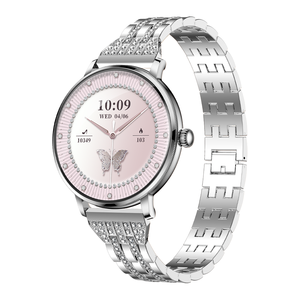 Venta al por mayor Nuevo Reloj Inteligente AK107 2026 con Pantalla AMOLED de 1.19 Pulgadas, Llamadas BT, Resistencia al Agua IP68, Monitor de Frecuencia Cardíaca y Salud, Pulsera Inteligente para Mujer - Product Image 2