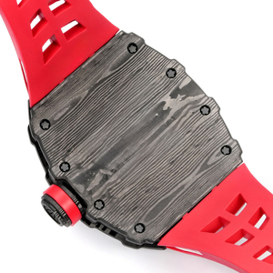 New Model Manual <b>Watch</b> Carbon Fiber Material Hollowed Out Mechanical Mechanism Luxurious Wristwatch Sporty Style Men's <b>Watch</b> - Product Image 4