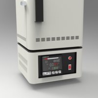 Four de fusion électrique YIRUI avec alarme de température pour protection de sécurité, four de laboratoire fiable pour la fusion du verre et les tests de pierres, 1200 MF-2.5-10L