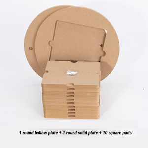 Bview Art patterery Wheel pipistrelli 10 pz quadrati interni con pipistrelli lanciatori di argilla preforati per ceramisti e artisti della ceramica - Product Image 2