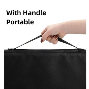 7959 Waterproof Portable Black Thick Blank Stadium <strong>Bleacher</strong> <strong>Seat</strong> Cushion Knee <strong>Pad</strong> with Handle for Outdoor Blank Stadium Cushion - Product Image 3