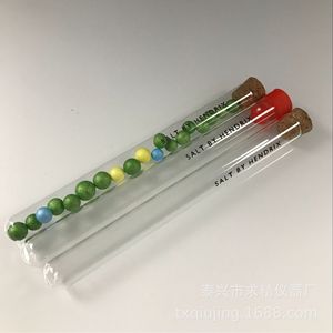 Salt By Hendrix Glass Test Tubes 15x150mm Flat Mouth Round Bottom With Cork Or Plastic Stoppers Premium Quality - Product Image 1