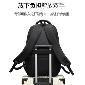 Cross Border Backpack Business Travel Bag 20-35L Waterproof Interior Zipper Pocket Men's Backpacks - Product Image 5