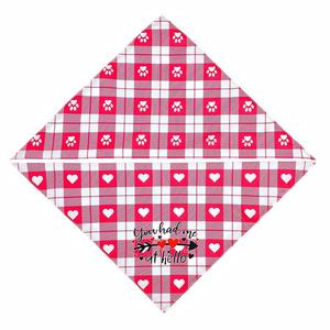 New Valentine's Day Bib Heart Pet <b>Dog</b> Triangle <b>Scarf</b> - Product Image 5
