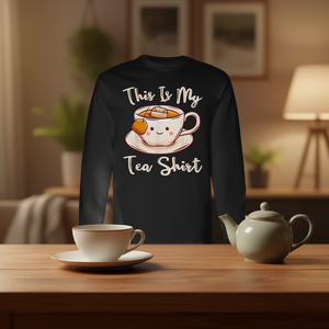 Questa è la mia maglietta da tè a maniche lunghe con design divertente per gli amanti del tè - Product Image 3