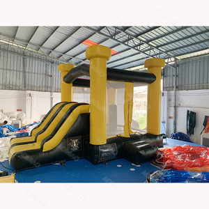 Casa di rimbalzo commerciale con scivolo per bambini saltellanti gioco rimbalzo gonfiabile buttafuori castello scivolo - Product Image 1