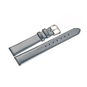 Correa de reloj resistente al sudor de tamaño completo de piel de becerro acolchada de color perla de último diseño para relojes de marca - Product Image 2