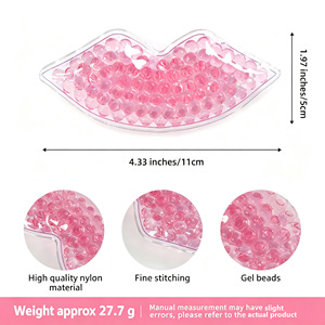 Personalized Lip <strong>Contou</strong> Reusable Alleviate Pain Custom Color and Logo Gel Ice Pack Hot Cold for Beauty Salons Cosmetic Clinics - Product Image 5