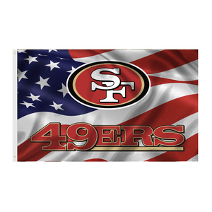 NFL cờ và biểu ngữ 3X5FT tùy chỉnh San Francisco 49ers sinh thái có ý thức - Product Image 2