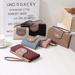 Pretyzys Vegan in pelle di design bella donna tripla pieghevole <span class=keywords><strong>portafoglio</strong></span> in pelle <span class=keywords><strong>portafoglio</strong></span> carta morbida <span class=keywords><strong>portafoglio</strong></span> per le donne - Product Image 1