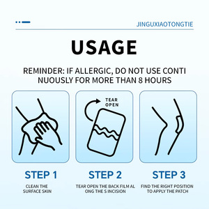 Wantong kain elastis empat sisi tahan lama, kain hangat penghilang nyeri otot kompres dingin plester leher plester mulut - Product Image 3