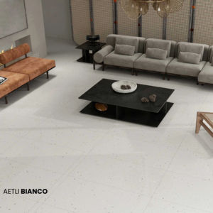 Carreaux en porcelaine polis effet cristal 600x1200, veinures de marbre réalistes, finition haute brillance pour murs et sols de luxe - Product Image 1