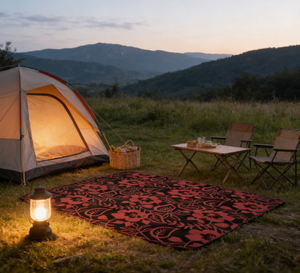 เสื่อปิคนิคกันสนิมแบบพกพา กันน้ำ ทนทาน ทันสมัย เหมาะสำหรับการเดินทางกลางแจ้ง ชายหาด - Product Image 1