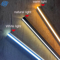 Diffuseur de lumière blanche opale moderne-profil en aluminium mince pour canal de bande de LED