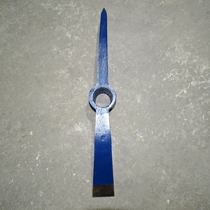 Pioche de jardinage agricole de qualité industrielle, pelle, pioche, acier dur résistant, petite pioche, manche en bois, forgée - Product Image 2
