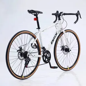 Fabrika doğrudan satış yol bisikleti yüksek kalite karbon Roadbike 700c yarış bisiklet 21 hız ile disk fren Off Road döngüsü