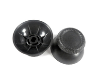 Capuchons de champignon en plastique de Module de capuchon de bâton de joystick analogique 3D noir et gris pour couvercle de Protection de pouce de contrôleur PS5