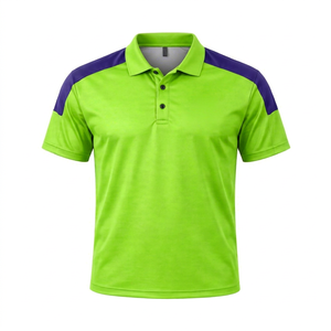 Polo de sport vert lime personnalisé, sublimation, logo personnalisé, maillot d'équipe mascotte des Ravens, respirant, séchage rapide, manches courtes - Product Image 1