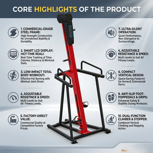 Machine d'escalade commerciale pour salle <span class=keywords><strong>de</strong></span> sport, équipement d'entraînement pour athlètes, équipement <span class=keywords><strong>de</strong></span> fitness, équipement <span class=keywords><strong>de</strong></span> musculation W200 - Product Image 4