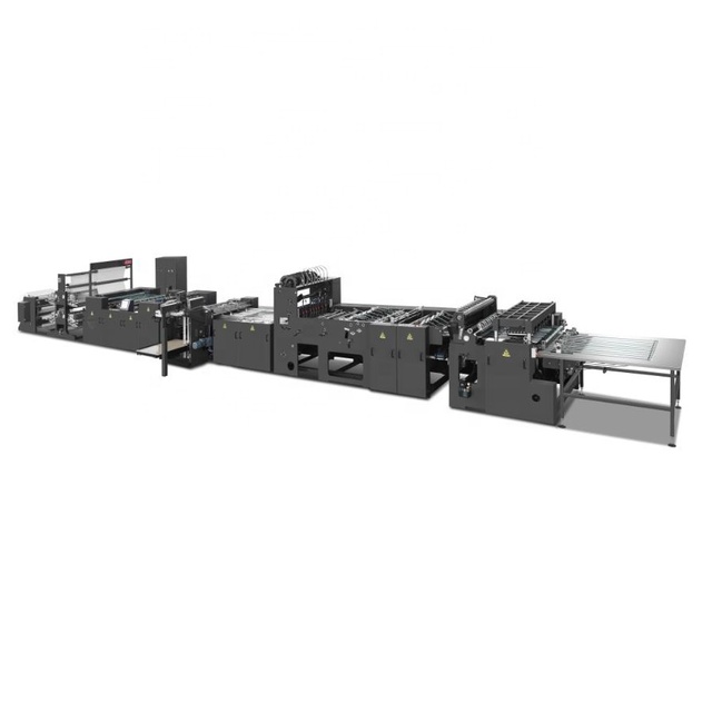 Automatic Flexo Printing Exercise Book / Notebook Production Line Notebook/exercise Book Making Machine