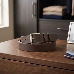 Ceinture en cuir véritable pour hommes – Ceinture classique et tendance, solide et durable - Product Image 1