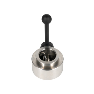 Vannes à vide pivotantes de haute qualité en acier inoxydable <span class=keywords><strong>KF</strong></span>/NW, vanne papillon SS304/SS316L à poignée manuelle pour gaz - Product Image 5