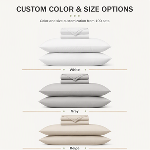 Silver Infused <strong>Bed</strong> Sheets Cooling <strong>Bed</strong> Organic Cotton Pillowcase and Sheet <strong>Set</strong> for Home Hotel - Product Image 1