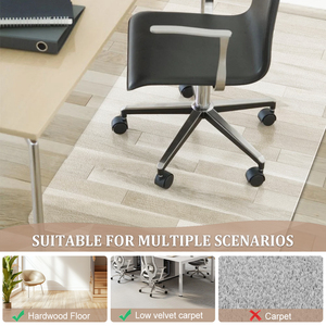 ALLIFEMATS fábrica al por mayor hevy duty PET material chiarmats silla estera para <span class=keywords><strong>woodfloor</strong></span> - Product Image 4