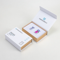 Caja de Almacenamiento de Medicamentos para Hospital o Laboratorio, Moderna y de Lujo, Personalizable, con Logotipo Grabado en Relieve, Cierre Magnético Rígido