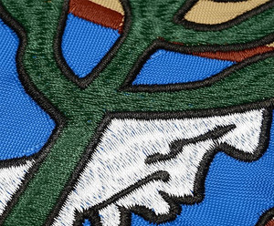 Nhà Máy Giá <span class=keywords><strong>Oklahoma</strong></span> cờ Nhà Nước 3x5 ft biểu ngữ thêu Heavy Duty Polyester trong nhà/ngoài trời, Brass grommets - Product Image 3