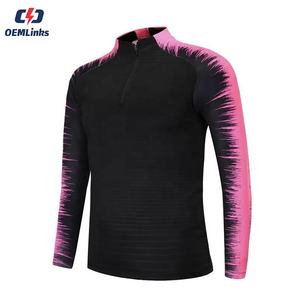 メンズ サッカー トレーニング ジャケット ジャージ スポーツ 長袖 トラックスーツ ジッパー付き サッカートラックスーツ フットボールトラックスーツ - Product Image 1