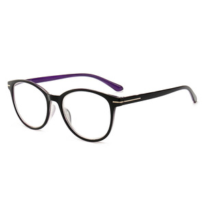 Venta al por mayor de gafas de lectura retro delgadas personalizadas naranja PC marco Material nuevo lector listo para ordenador de moda para hombres y mujeres - Product Image 6
