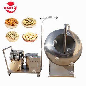 Machine de fabrication de glaçage automatique pour chocolat, noix, <span class=keywords><strong>amandes</strong></span>, cacahuètes, saveurs mélangées, usage commercial et industriel, pour en-cas - Product Image 1