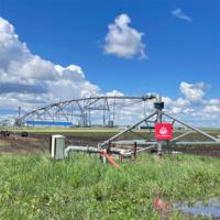 Équipement d'irrigation à pivot central automatique à entraînement électrique, matériel agricole, système d'irrigation à pivot central