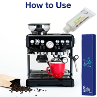 Grasa de Silicona Antioxidante de Alto Rendimiento NSF Personalizable en Paquetes Pequeños de 2g, 5g, 10g y 20g, Grasa de Grado Alimenticio para Máquinas de Café