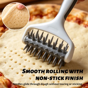 Rouleau à pizza en plastique amovible, perforateur à pain et tarte haute performance, export direct fabricant - Product Image 2
