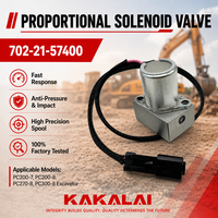 Vanne Solénoïde Proportionnelle 702-21-57400 pour Pompe Hydraulique EPC d'Excavatrice Komatsu PC200-7 PC210-7 PC220-7 PC300-7