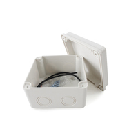 Scatola in Plastica IP65 100x100x70mm, Contenitore Elettronico Impermeabile e Antipolvere, Scatola di Giunzione Elettrica, Scatola per Progetti