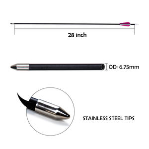 Léger Durable En Gros 6mm/6.75mm En Fiber De Verre Classique <span class=keywords><strong>Longbow</strong></span> Jeunes Flèches En Acier Point En Plastique Plume Tir À L'<span class=keywords><strong>arc</strong></span> Tir - Product Image 5
