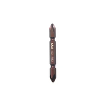 Lot de 10 embouts de tournevis double face Phillips PH2 en acier chromé, qualité industrielle et bricolage, personnalisables OEM